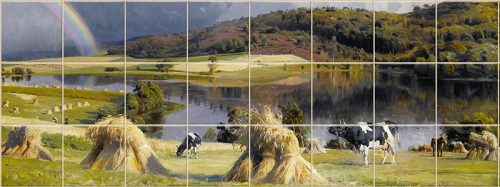 Dekorcsempe tehenes mintával 