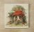 Mushroom cottage - ceramic tile trivet