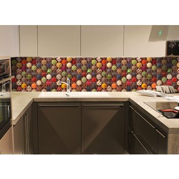 Ceramic tile mural - spices