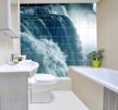 Ceramic tile mural - waterfall 