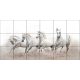 Ceramic tile mural - horses