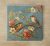 Birds on the peach tree - tile trivet