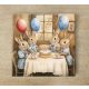 Birthday party at the bunnies - coaster