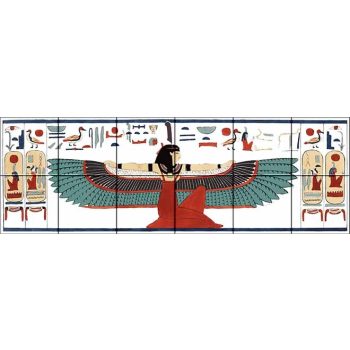 Tile mural - Egyptian -III.  Tile mural - Egyptian -III.