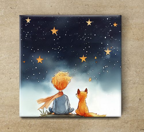 The little prince - ceramic tile trivet