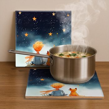 The little prince - ceramic tile trivet