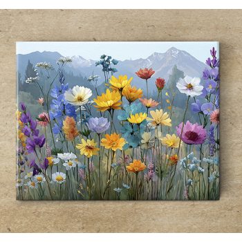 Edényalátét csempe - vadvirágok