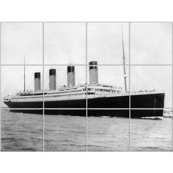 Titanic hajós fali csempe