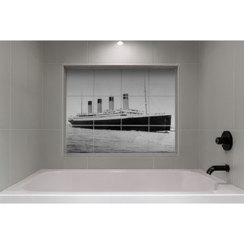 Titanic tile mural