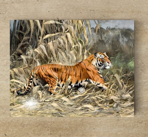 Tile mural - wildlife -tiger 