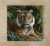 Tile trivet - wildlife -tiger 