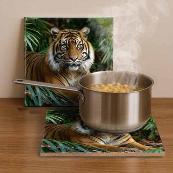 Tigris mintás csempekép