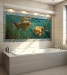 Tile mural - golden carps