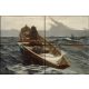 Fog warning - ceramic tile mural