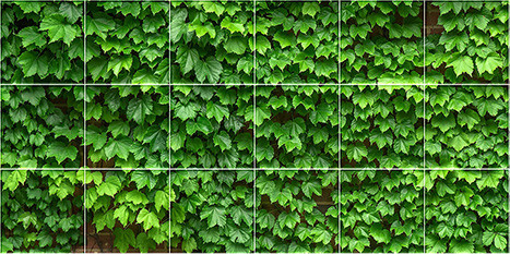 Ceramic tile mural - Ivy