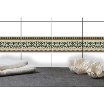 Ornamentika mintás bordűr csempe