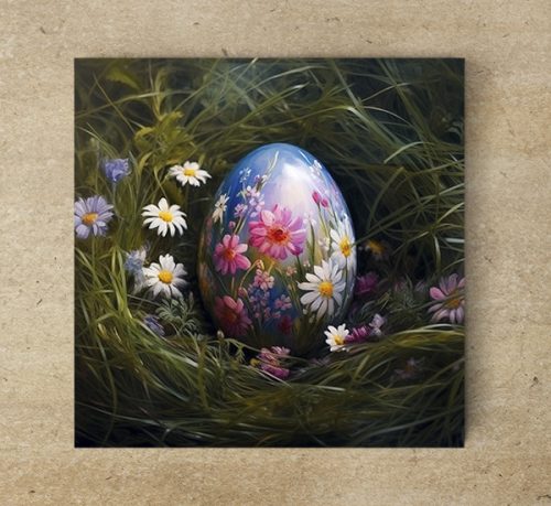 Easter egg - tile trivet