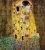 Ceramic tile mural - Klimt: The kiss -