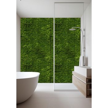 Moss tile mural