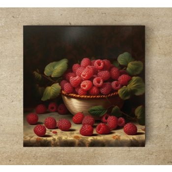 Raspberry - ceramic tile trivet