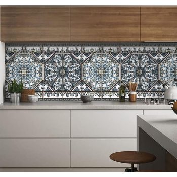 Ceramic tile mural - Villes d'azur