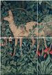 Ceramic tile mural - deers in the forest
