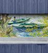 Tile mural - fishes -fishing II. 