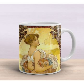 Mucha mug set of 4 mugs 
