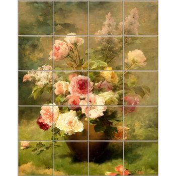 Tile mural - still life 1.  Tile mural - still life 1.