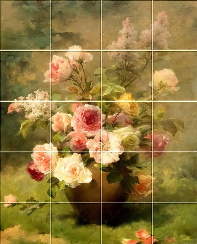 Tile mural - still life 1. 