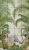 Jungle scene with elephant, monkey, toucan, flamingo and tropical plants – exotic tile mural