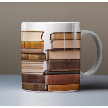 Bookshelf mug