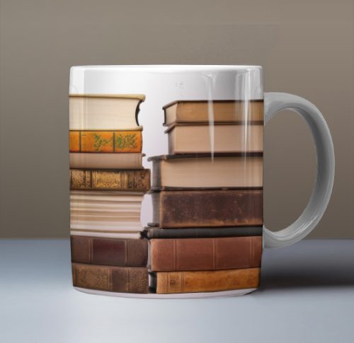 Bookshelf mug