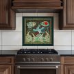 Ceramic tile mural - Chinese motif - Chino 