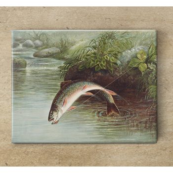 Tile mural - fishes -fishing II. 