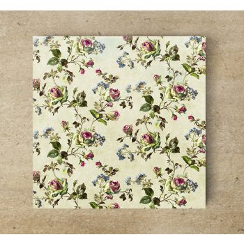 Ceramic tile mural - snowflake 