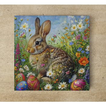 Easter rabbit - tile trivet