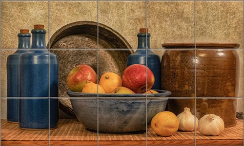 Ceramic tile mural - kitchen - kitchen still life II. 