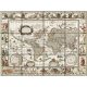 Tile mural - antique map 