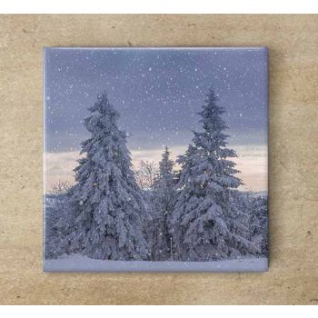 Ceramic tile mural - snowflake 