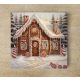 Gingerbread house - tile trivet
