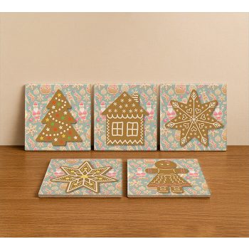 Ceramic tile mural - gingerbread  Ceramic tile mural - gingerbread