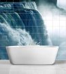 Ceramic tile mural - waterfall 