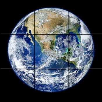 Ceramic tile mural - Earth  Ceramic tile mural - Earth