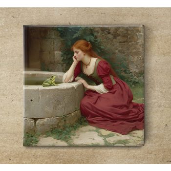 The frog prince - ceramic tile trivet