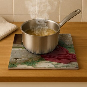 The frog prince - ceramic tile trivet