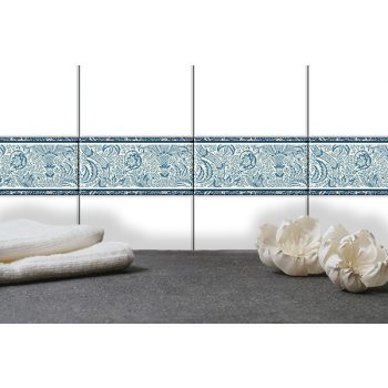 Ornamentika mintás bordűr csempe