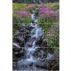 Ceramic tile mural - forest and waterfall 