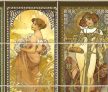 Ceramic tile mural - Mucha 