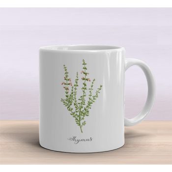 Mug set Set of 6 mugs with flower motif